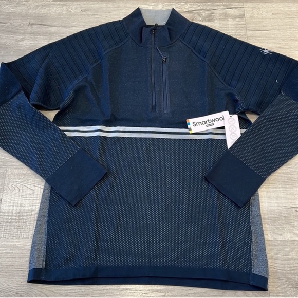 SMARTWOOL | Men's Intraknit Merino Tech 1/4 Zip - Picture 4 of 8